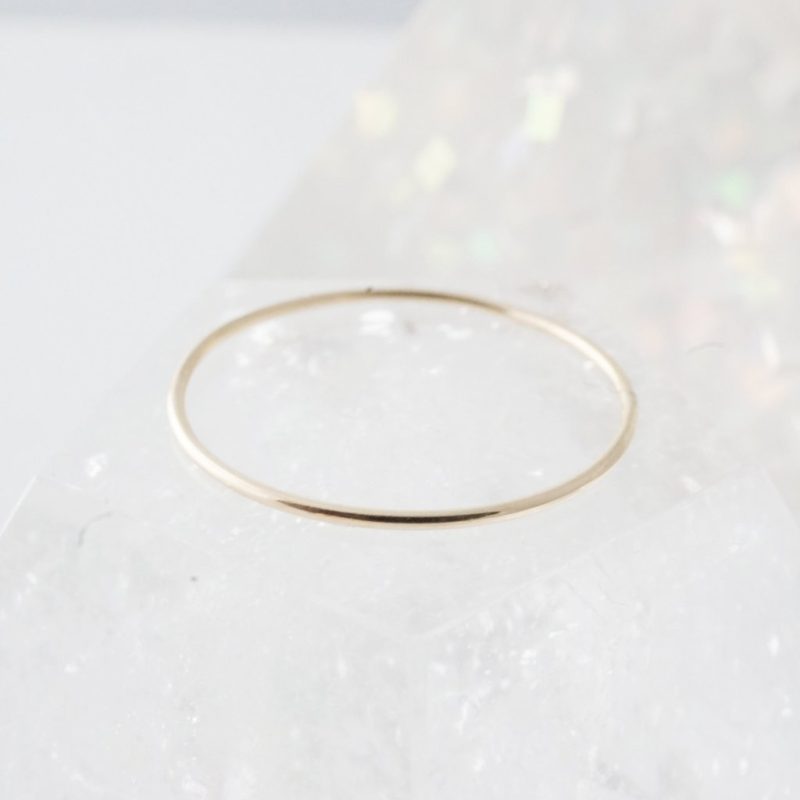 Smooth Ring gold 4