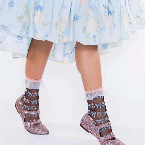 SockCandyFloralBowRuffleBlackSheerAnkleSockProduct2