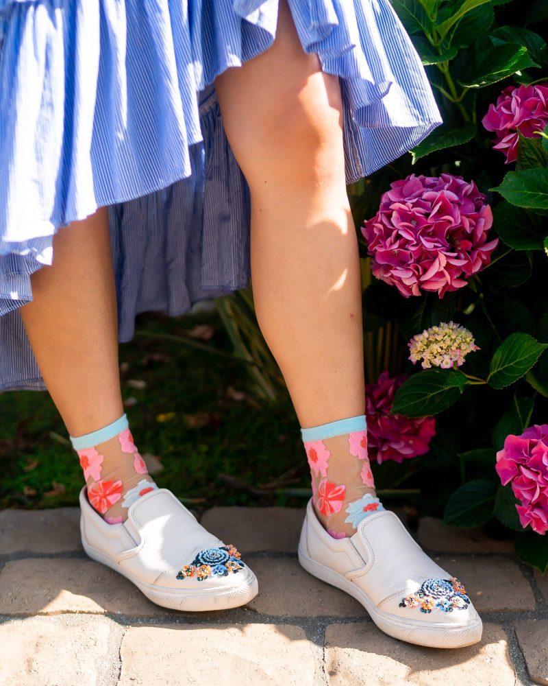 SockCandyRibbonRosessheersocksandsneakers