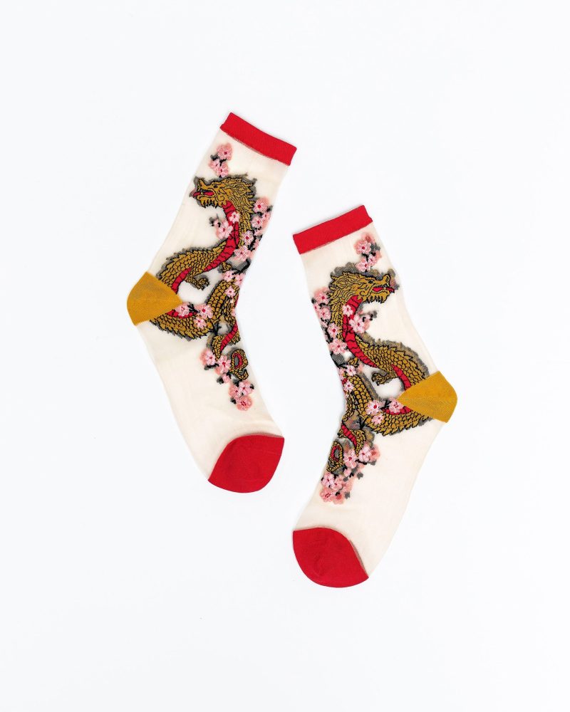 SockCandyYearoftheDragonsockschinesenewyearsocksdragonsocksforwomen