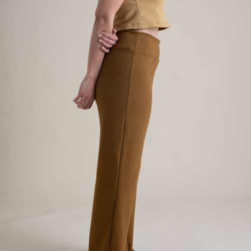 Sophie Eleanor Pant Almond French Terry 4