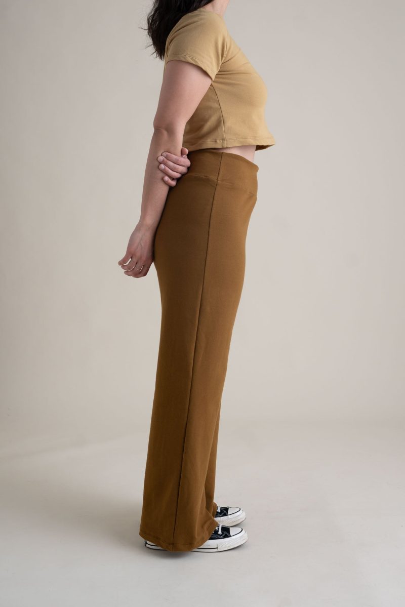 Sophie Eleanor Pant Almond French Terry 4