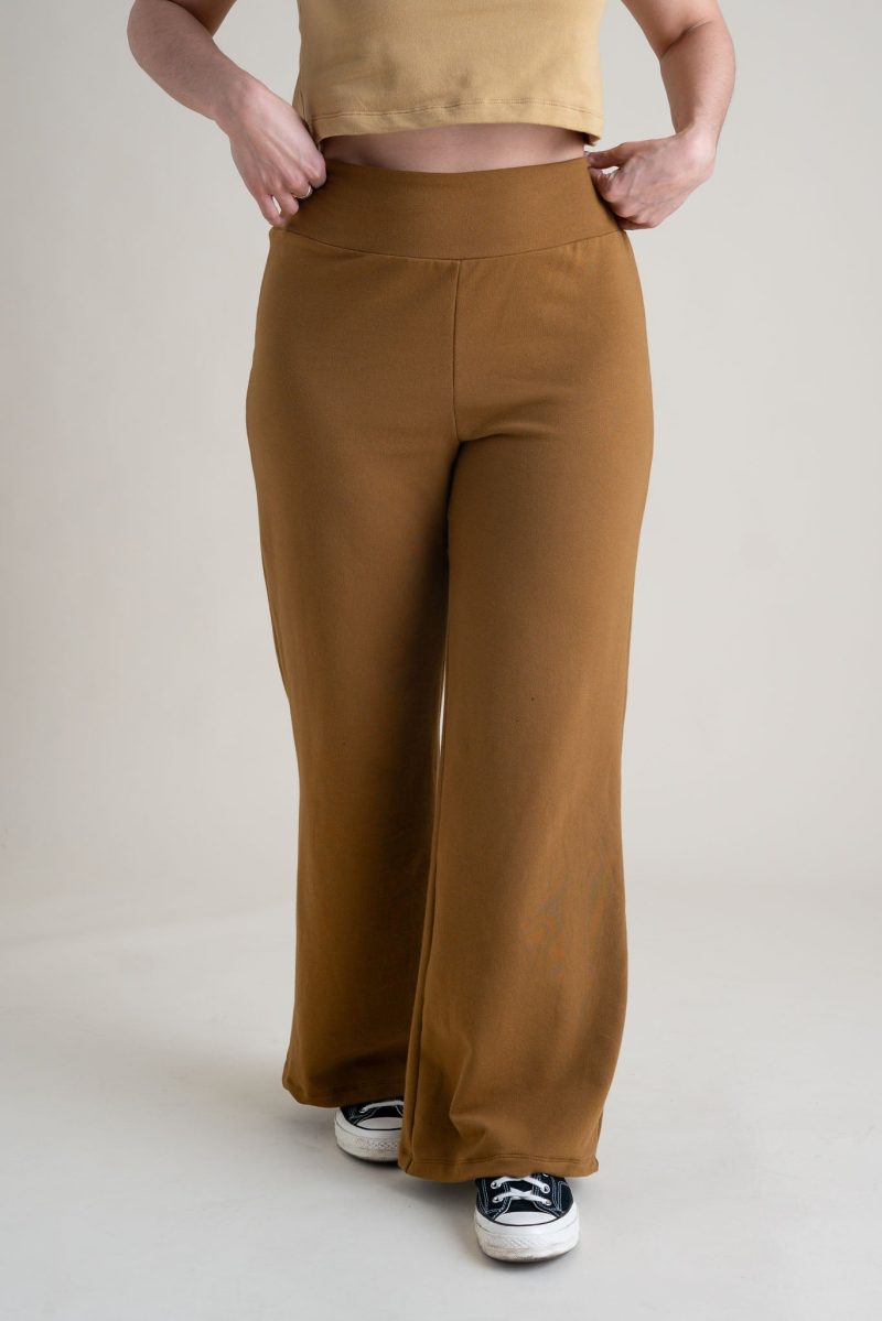 Sophie Eleanor Pant Almond French Terry 6