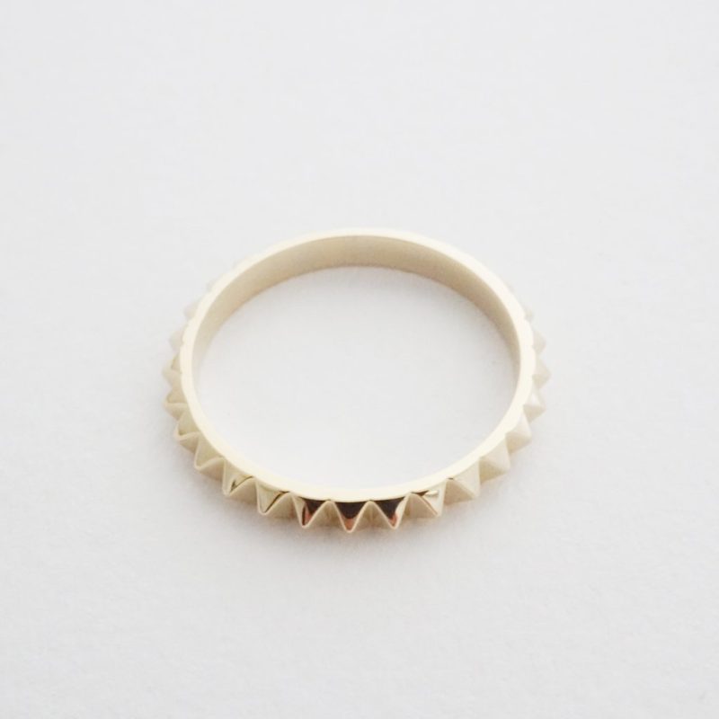 Spiked Ring Gold 2