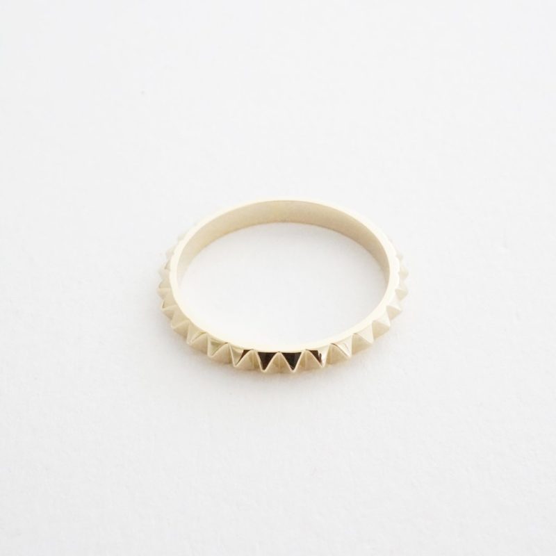 Spiked Ring Gold 3