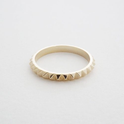 Spiked Ring Gold 4