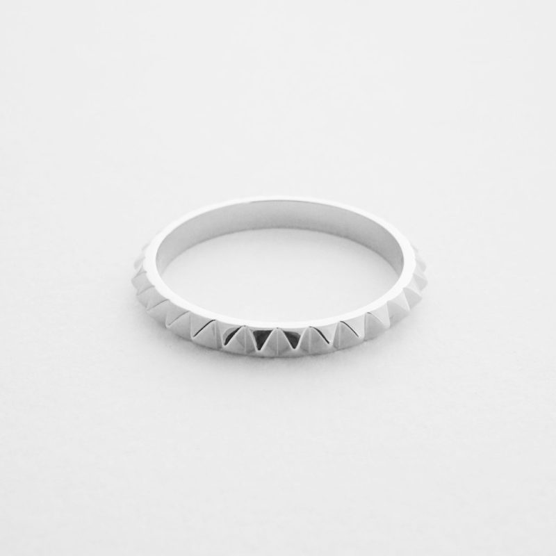 Spiked Ring Silver 4