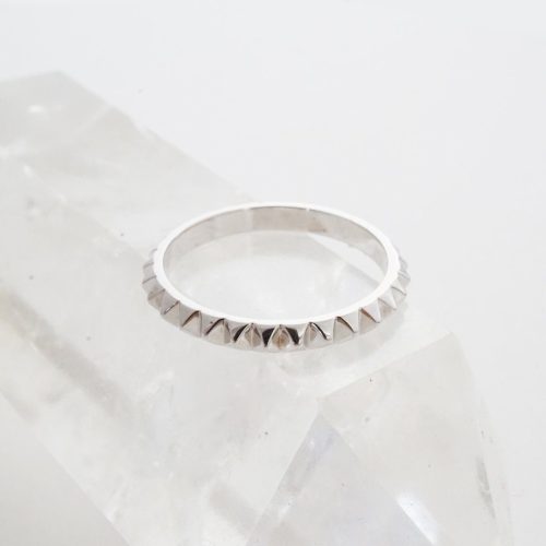 Spiked Ring Silver 5