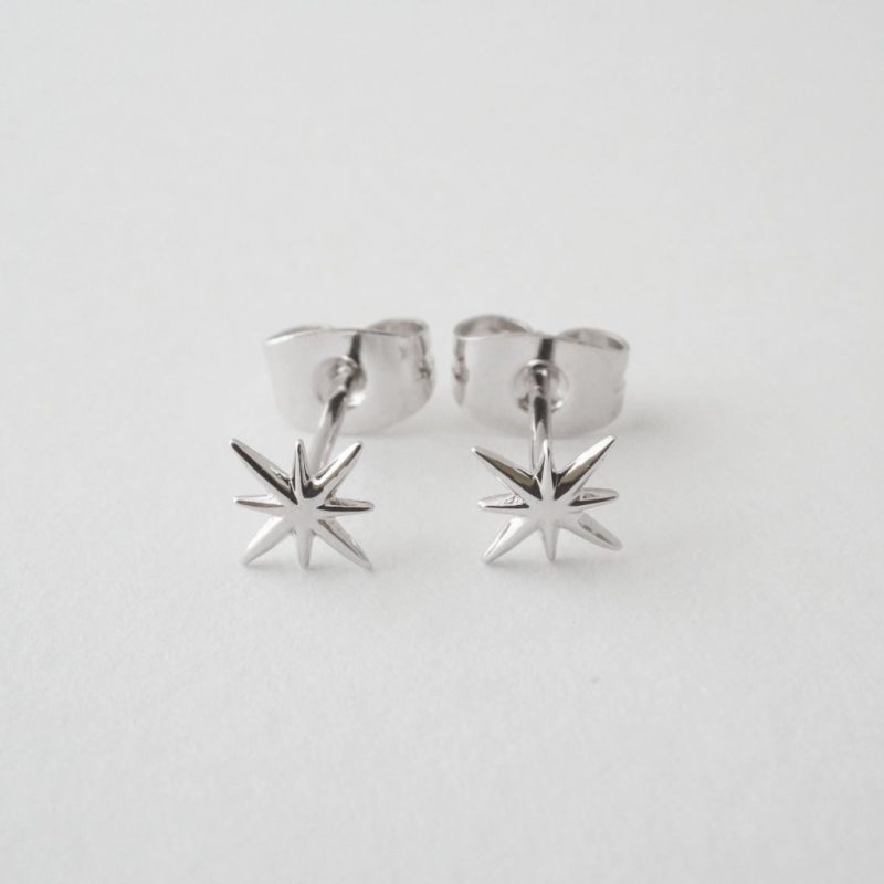 Starburst Studs silver 1