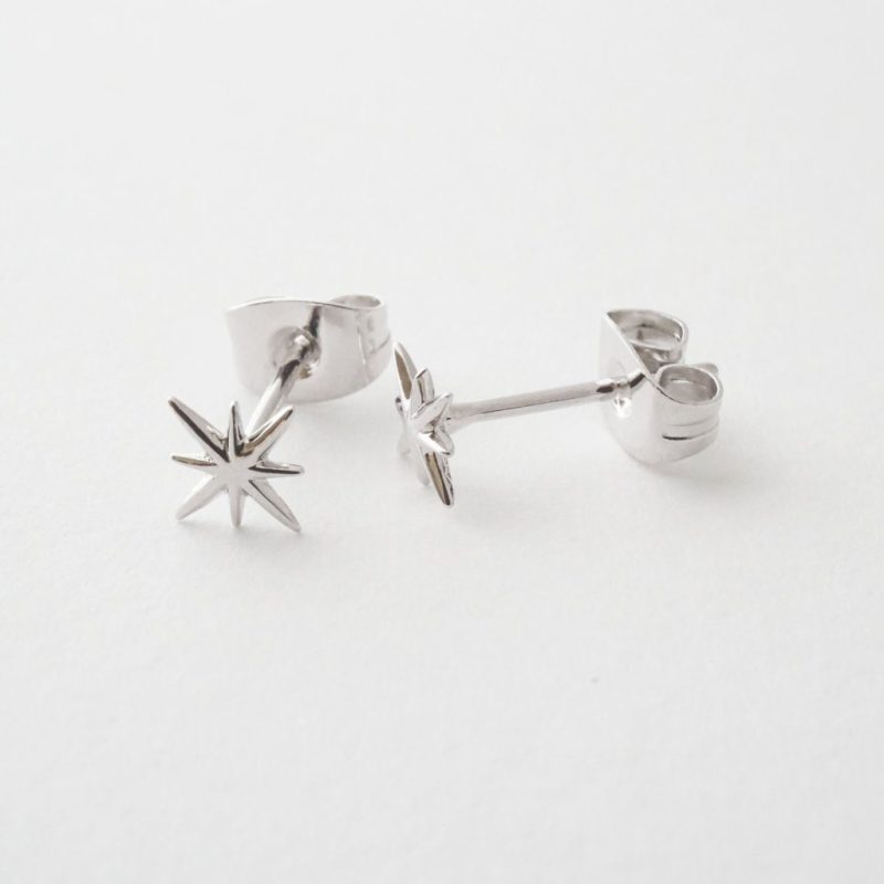 Starburst Studs silver 3