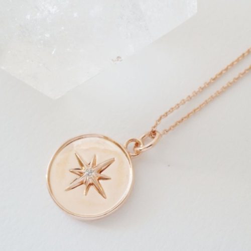 Starbust necklace rose 4