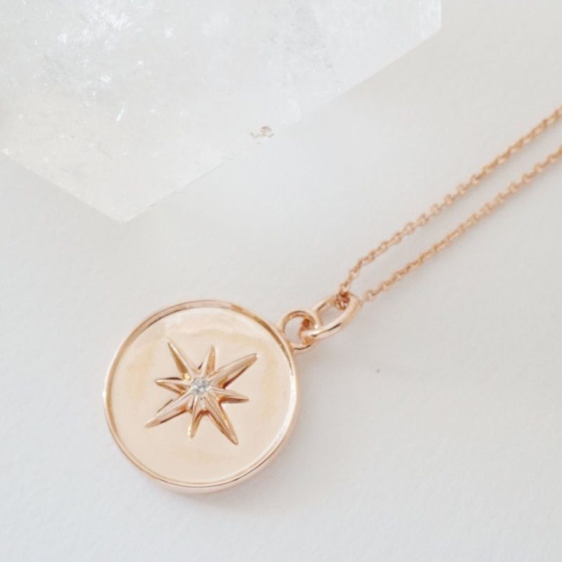 Starbust necklace rose 4