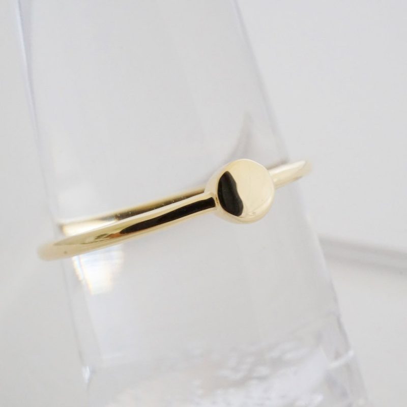 Tiny Circle Ring gold 4