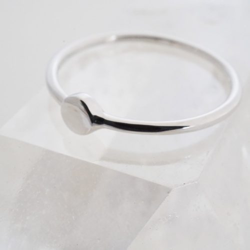 Tiny Circle Ring silver 5