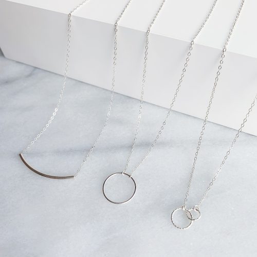 arc necklace sterling silver 1