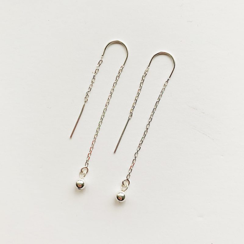 aria threader earrings sterling fl 2