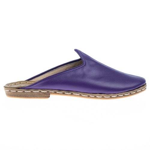 atlantis handmade shoes purple slippers byzantium