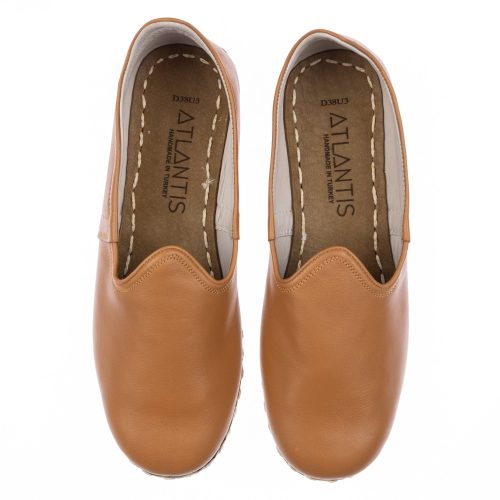 atlantis shoes coconut brown womens slip ons