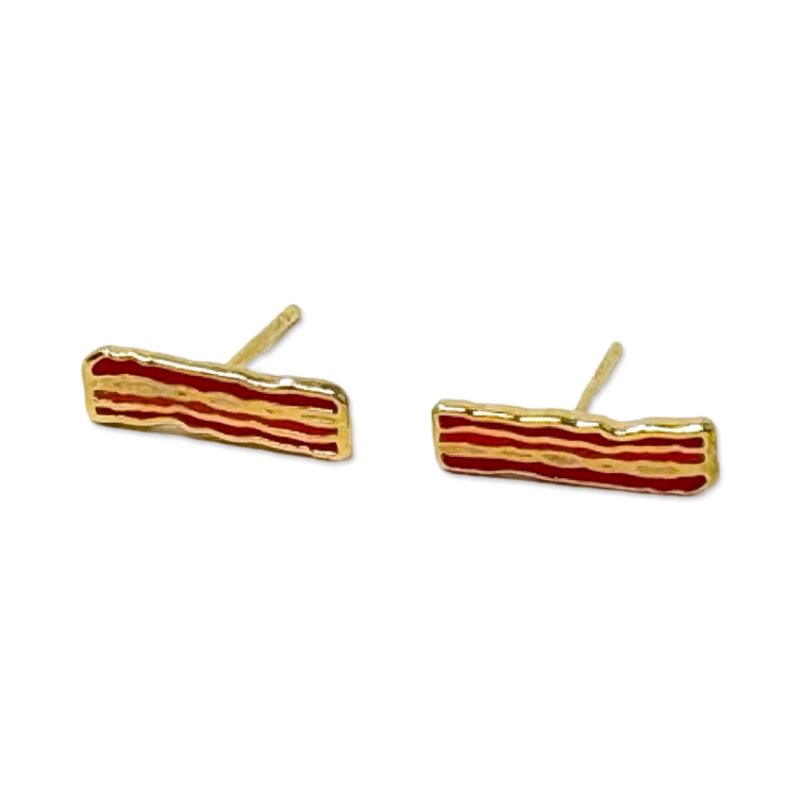 bacon enamel earrings jewelry jenny lemons 800623