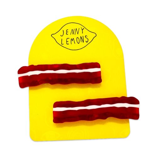 bacon hair clip set accessories jenny lemons 481524