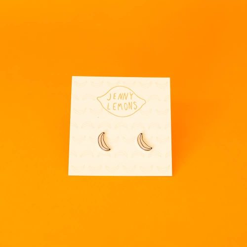 banana enamel earrings earrings jenny lemons 686729