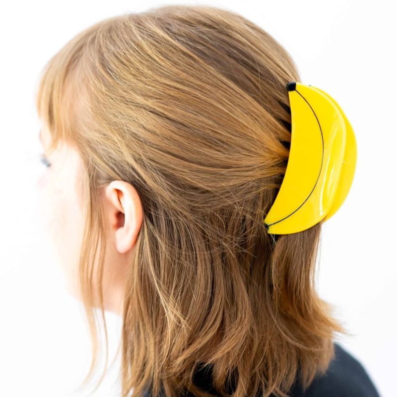 banana hair claw accessories jenny lemons 601414