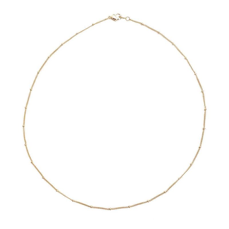 bead choker gold 1