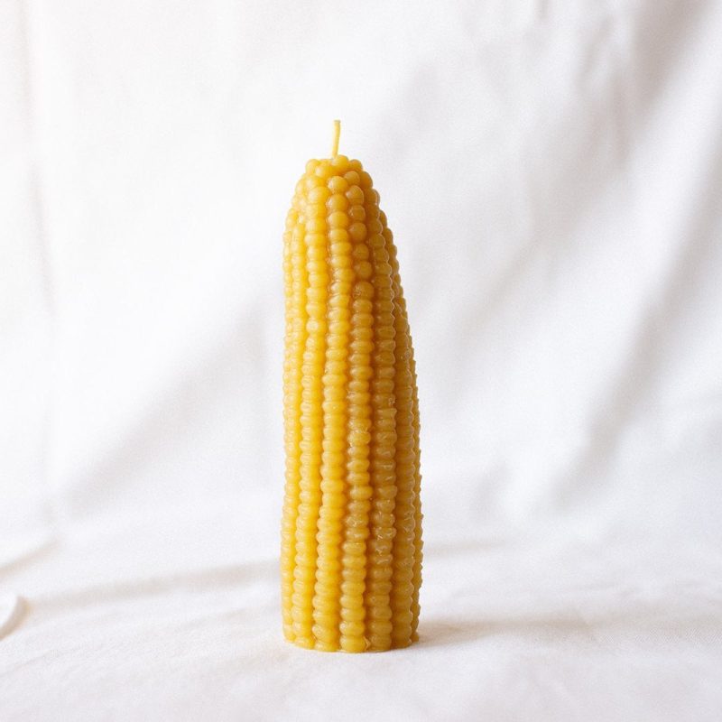 beeswax corn candle 290560