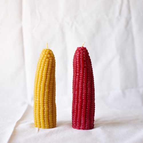 beeswax corn candle 456305