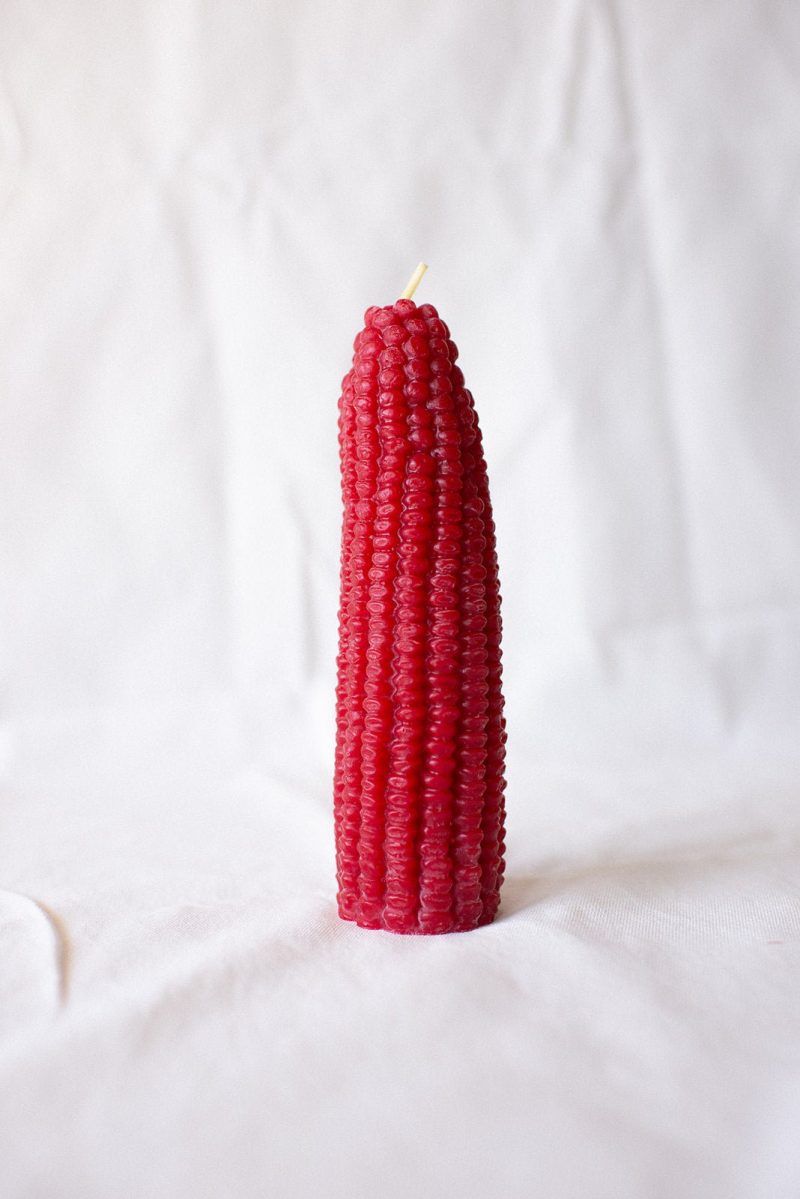 beeswax corn candle 804146