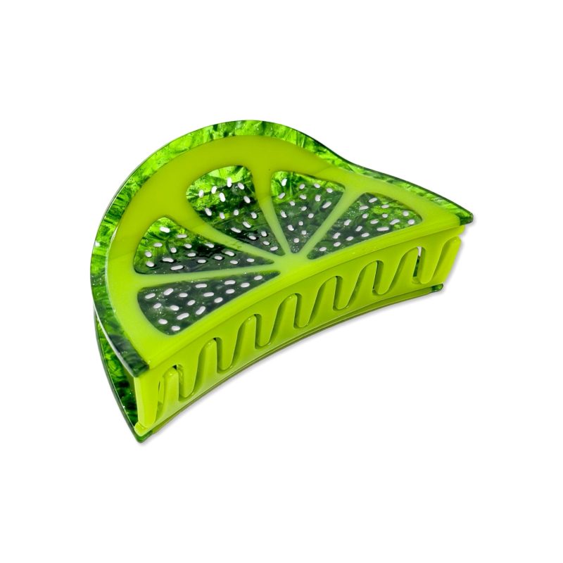 big lime slice hair claw accessories jenny lemons 888402