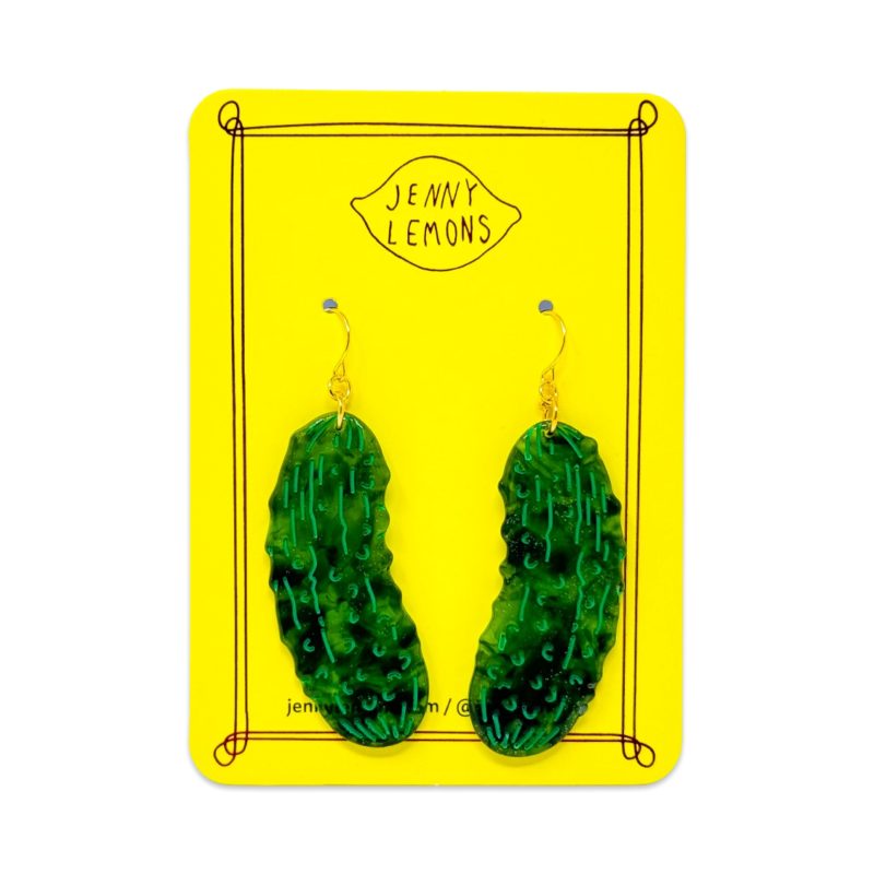 big pickle earrings jewelry jenny lemons 432774