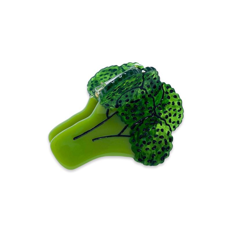 broccoli hair claw accessories jenny lemons 750535