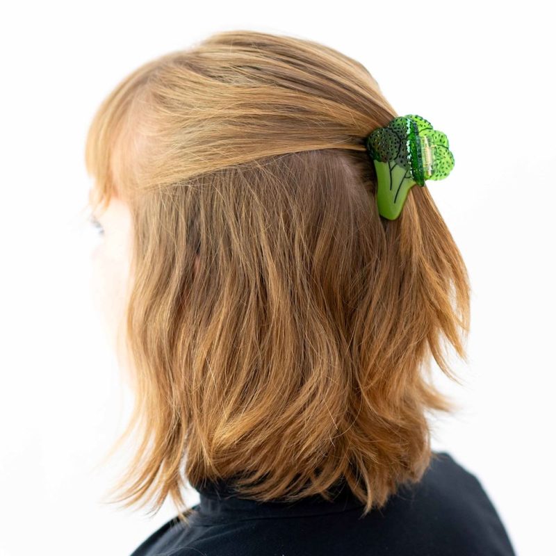 broccoli hair claw accessories jenny lemons 872665