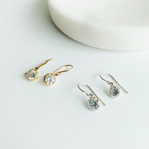 collette drop earrings 14k gf sterling mixed fl