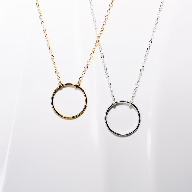 crescent circle necklace duo fl 02