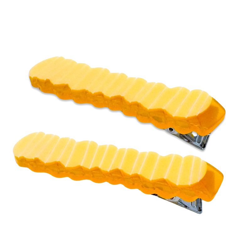 crinkle cut fry hair clip set accessories jenny lemons 319017