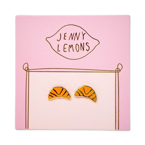 croissant enamel earrings jewelry jenny lemons 718575