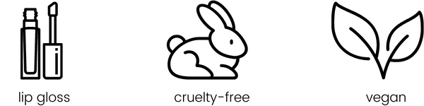 lip gloss cruelty free vegan icons