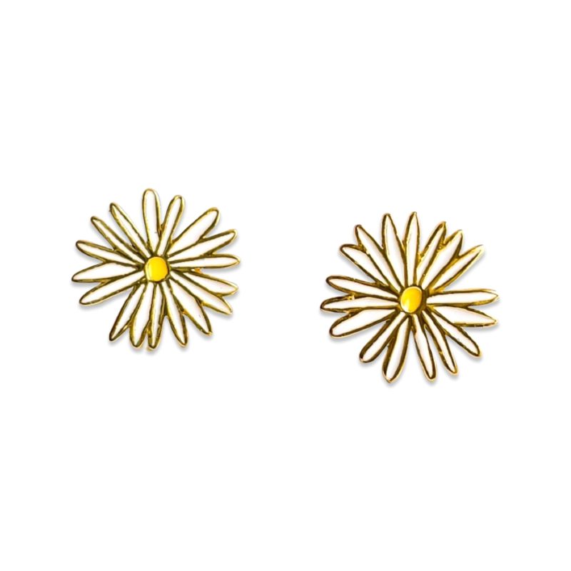 daisy enamel earrings jewelry jenny lemons 465442