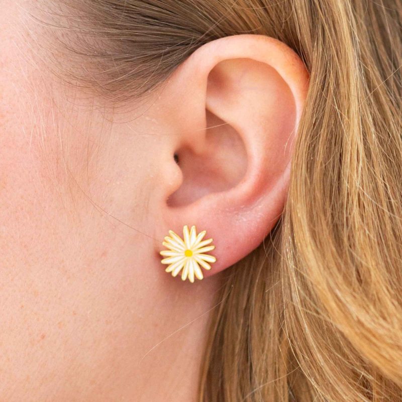 daisy enamel earrings jewelry jenny lemons 488174