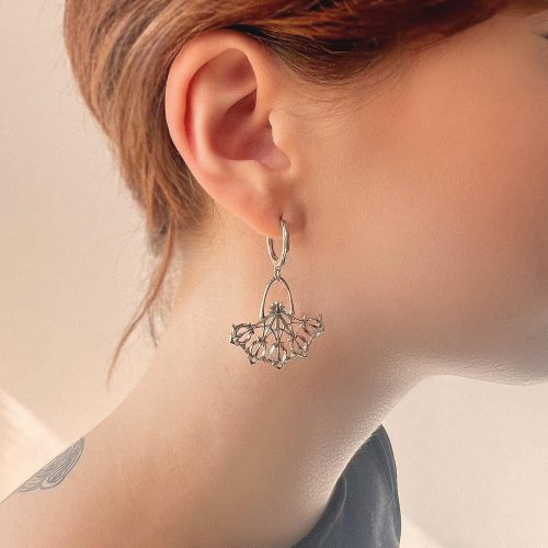 daphne earrings silver 273160