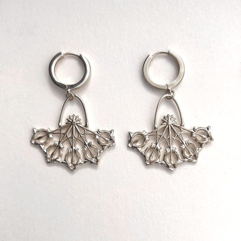 daphne earrings silver 761894