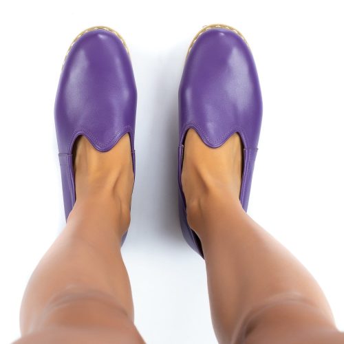 dark purple turkish leather yemeni shoes atlantis shoes