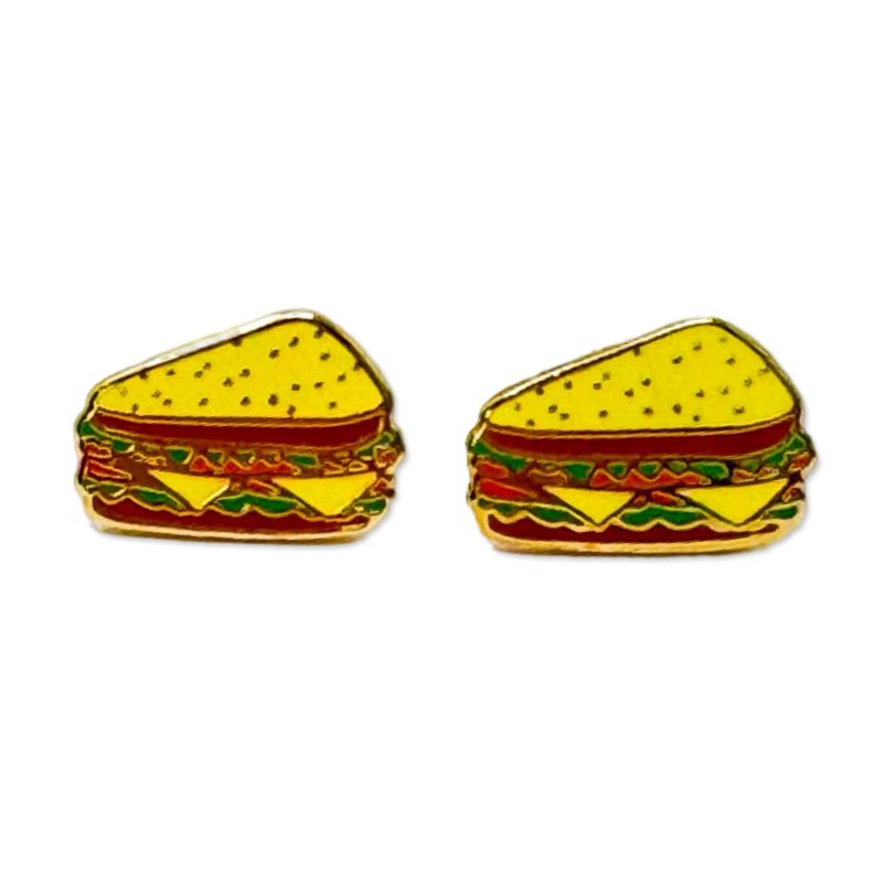 deli sandwich enamel earrings jewelry jenny lemons 159632