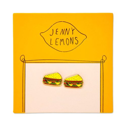 deli sandwich enamel earrings jewelry jenny lemons 597285