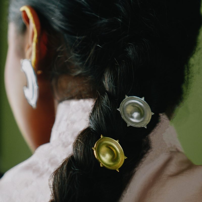 dichotomy sun moon hair clip 06