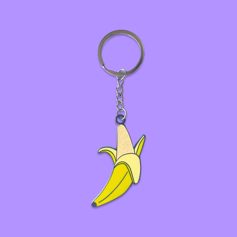 enamel banana keychain accessories jenny lemons 694590