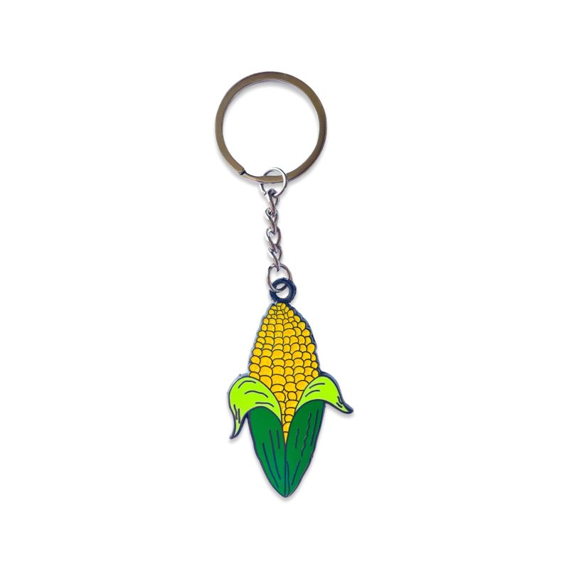 enamel corn keychain accessories jenny lemons 749322