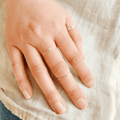 essential stacking ring ss om mix